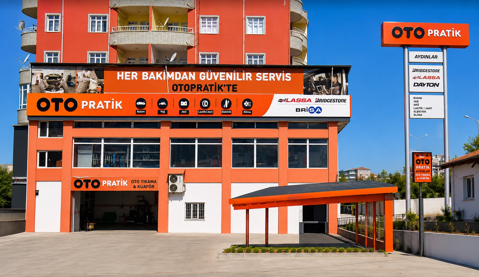Noktalarımız mobil servis aracı ve ekipler